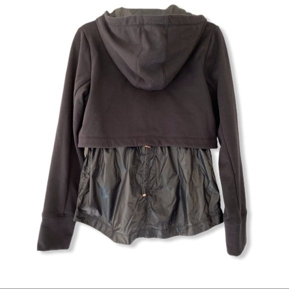 Athleta Windy Point Zip Black Hoodie - Picture 3 of 6